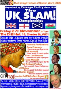 2009 UK Slam poster